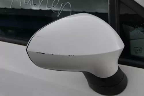 Seat Ibiza 6J elektrischer elektrisch Spiegel Außenspiegel rechts weiß LB9A (182430)