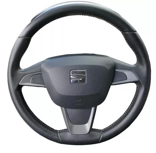 Ibiza 6J Lenkrad 3-Speichen 6J0419091AF Leder Lederlenkrad schwarz gr