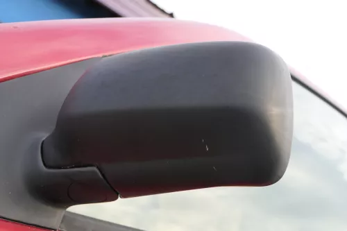 VW Polo 6N elektrischer Spiegel Außenspiegel links außen mit Glas schwarz matt (182541)