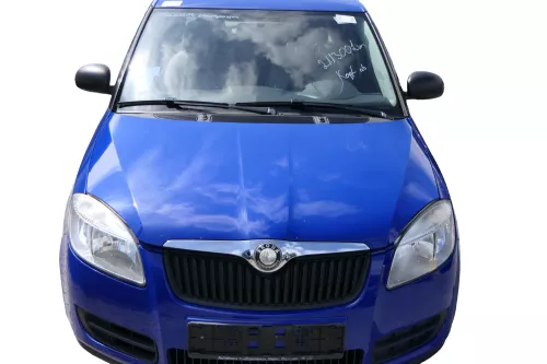 Skoda Fabia 5J Roomster Motorhaube Haube Klappe vorne blau LF5K (182549)