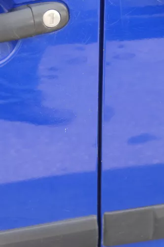 Fabia 5J Kombi + Limo Tür vorne links Fahrertür - blau LF5K -ohne Anbauteile (182552)