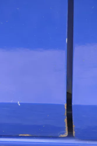 Fabia 5J Kombi + Limo Tür vorne links Fahrertür - blau LF5K -ohne Anbauteile (182552)