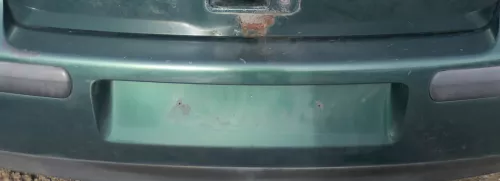 VW Golf 4 Limousine Stoßstange hinten Heckstoßstange Stoßfänger grün LC6M (182575)