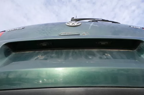 VW Golf 4 Limousine Stoßstange hinten Heckstoßstange Stoßfänger grün LC6M (182575)