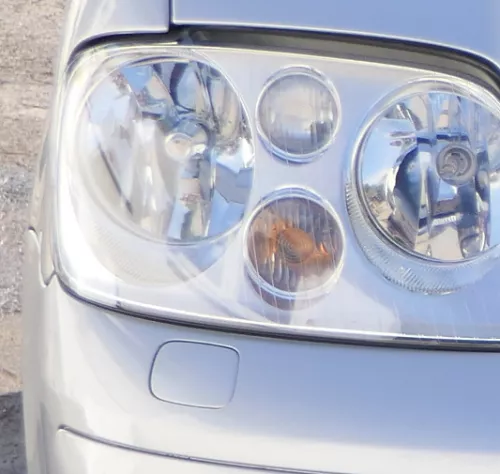 1x Touran 1T Kappe Scheinwerferreininungsanlage SWR Kappe silber LA7W rechts