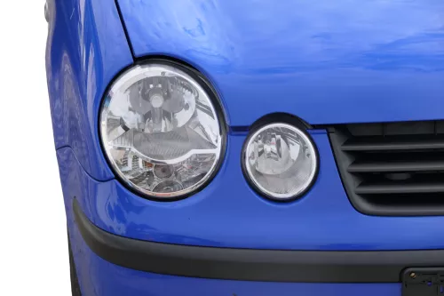 VW Polo 9N Stoßstange Frontstoßstange vorne blau LA5F (182728)