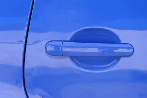 VW Polo 9N 9N3 Tür hinten rechts 4/5-Türer blau LA5F - ohne Anbauteile (182734)