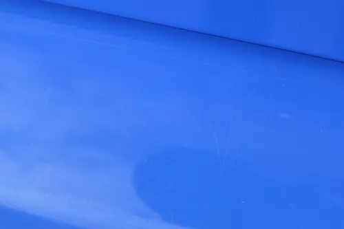 VW Polo 9N 9N3 Stoßstange Heckstoßstange hinten blau LA5F (182736)