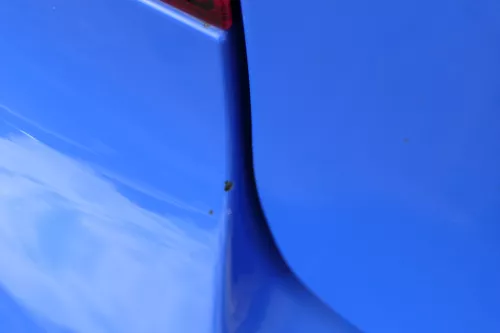 VW Polo 9N 9N3 Stoßstange Heckstoßstange hinten blau LA5F (182736)