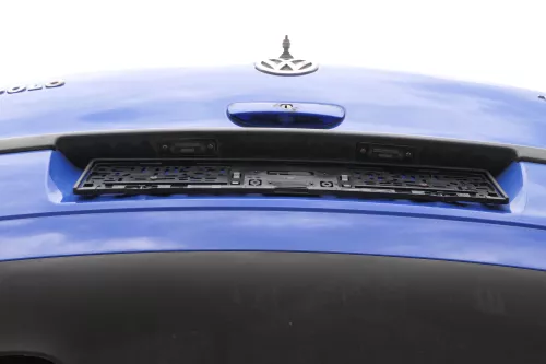 VW Polo 9N 9N3 Stoßstange Heckstoßstange hinten blau LA5F (182736)