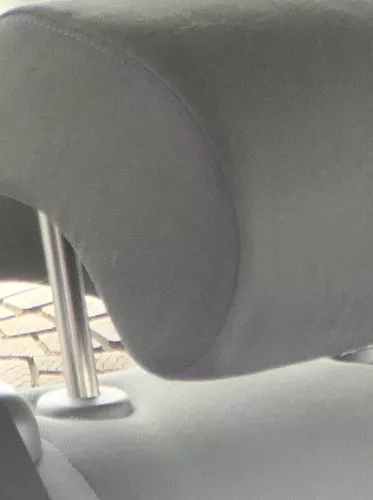 VW Polo 9N 9N3 Cross Fun Kopfstütze hinten mitte mittig Goal blau Nähte anthrazi (182742)