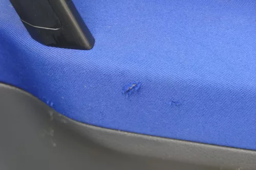 1x VW Polo 9N 9N3 Türverkleidung Verkleidung Tür hinten rechts 4/5-Türer blau (182743)