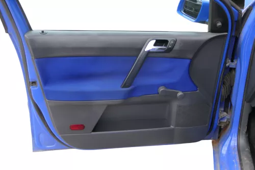 1x VW Polo 9N 9N3 Türverkleidung Verkleidung Tür vorne links  4/5-Türer  blau
