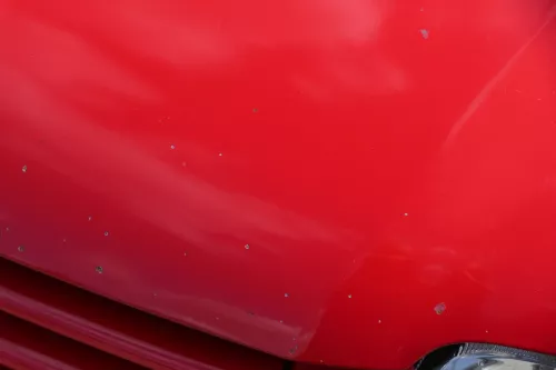 VW Polo 6N2 Motorhaube Haube vorne Klappe rot LP3G (182782)