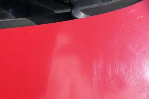 VW Polo 6N2 Motorhaube Haube vorne Klappe rot LP3G (182782)