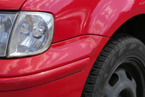 VW Polo 6N2 Stoßstange vorne Frontstoßstange Stoßfänger LP3G (182784)