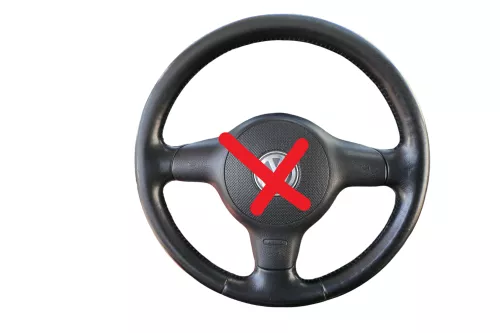 VW Polo 6N2 Lupo Lenkrad Sportlenkrad Leder 3-Speichen Lederlenkrad 6X0419091G (182794)