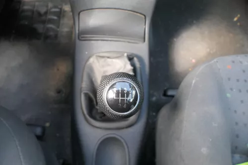 VW Lupo Polo 6N2 Schaltknauf Schaltsack Schaltung Schaltknüppel schwarz Leder (182798)