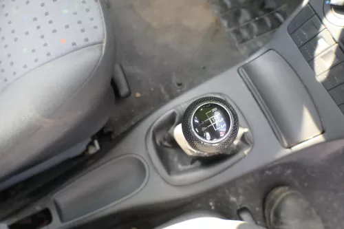 VW Lupo Polo 6N2 Schaltknauf Schaltsack Schaltung Schaltknüppel schwarz Leder (182798)