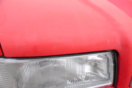 Audi 80 Motorhaube Frontklappe Haube rot LY3H - OHNE Grill (182802)