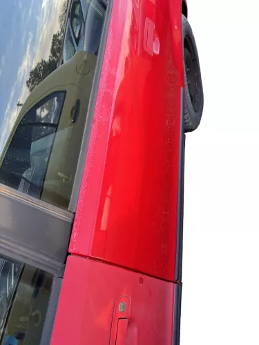 Audi 80 90 Tür hinten links Rahmen Türblatt rot LY3H -ohne Anbauteile (182814)