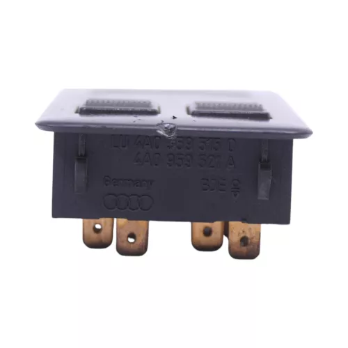 Audi A6 4A ektrischer Fensterheber Schalter vorne links 4A0959515C 2-Fach Tür (182858)