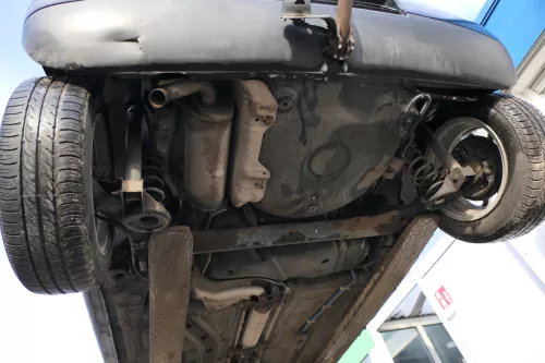 VW Lupo Stoßstange hinten Heckstoßstange Stoßfänger schwarz L041 (182977)