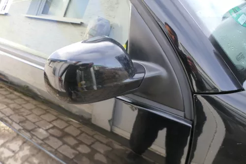 VW Lupo Arosa mechanischer manueller Außenspiegel rechts schwarz L041 (182980)