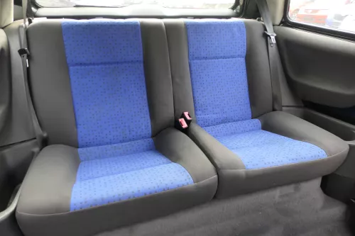 VW Lupo Seat Arosa Sitz Rückbank Sitzfläche Sitze mit Kopfstützen blau schwarz