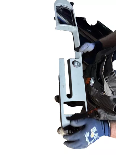 VW New Beetle vorne Mitteltunnel Tunnel Becherhalter Mittelkonsole grau (183031)