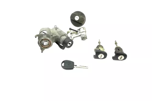 VW Lupo Arosa Schloßsystem 2x Türschloß links 1x Schlüssel Zündschloß Heckschloß