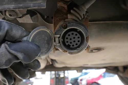 Audi A6 4B abnehmbare Anhängerkupplung Anhängekupplung Westfalia +Schlüssel (183073)