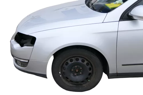 VW Passat 3C Kotflügel vorne links silber LA7W grau 3C0821021