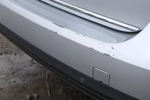 VW Passat 3C Kombi Stoßstange hinten Heckstoßstange Stoßfänger silber grau LA7W (183099)