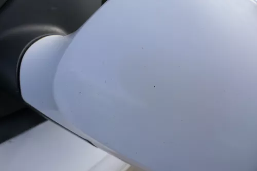 VW Passat 3C elektrischer Spiegel Außenspiegel links mit Glas Blinke weiß LB9A (183116)