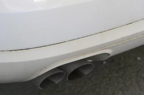 VW Passat 3C Kombi Stoßstange hinten Heckstoßstange Stoßfänger weiß LB9A (183123)