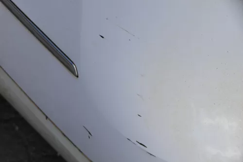 VW Passat 3C Kombi Stoßstange hinten Heckstoßstange Stoßfänger weiß LB9A (183123)