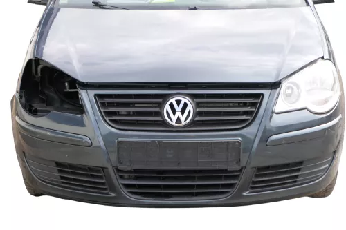 VW Polo 9N3 Stoßstange vorne Frontstoßstange Stoßfänger grau LC7V (183193)