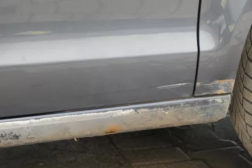 VW Polo 9N 9N3 Tür vorne rechts Beifahrertür 4/5-Türer grau LC7V ohneAnbauteile (183197)