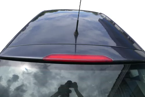 VW Polo 9N Fun Heckklappe Kofferraumklappe Klappe hinten Scheibe grau LC7V (183199)