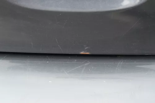 VW Polo 9N 9N3 Stoßstange Heckstoßstange hinten grau LC7V (183201)