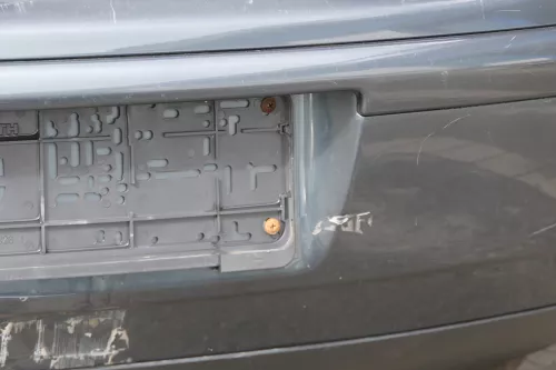 VW Polo 9N 9N3 Stoßstange Heckstoßstange hinten grau LC7V (183201)