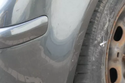 VW Polo 9N 9N3 Stoßstange Heckstoßstange hinten grau LC7V (183201)