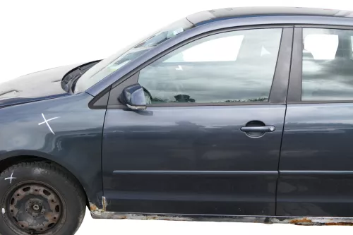 VW Polo 9N 9N3 Cross Fun Tür vorne links Fahrertür grau LC7V 4/5-Türer ohneAnbau