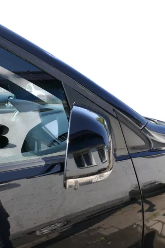 Polo 9N 9N3 mechanischer Spiegel Außenspiegel rechts vorne schwarz L041 Blinker (183236)