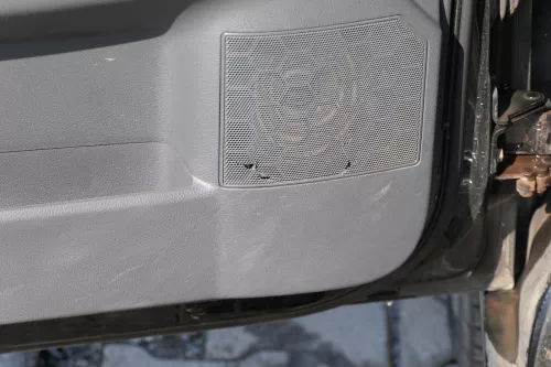 1x VW Polo 9N Türverkleidung Verkleidung Tür vorne links 2/3-Türer Griff Öffner (183244)