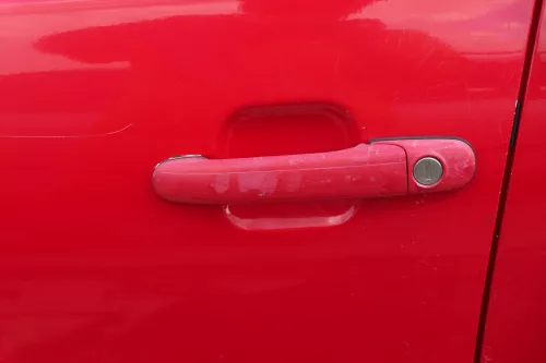 VW Polo 6N 6N2 Tür vorne links Fahrertür 4/5-Türer rot LP3G - ohneAnbauteile (183287)