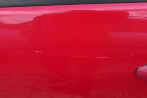 VW Polo 6N 6N2 Tür vorne links Fahrertür 4/5-Türer rot LP3G - ohneAnbauteile (183287)