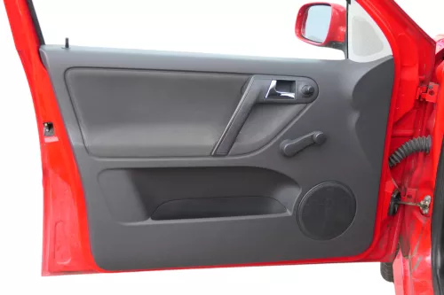 1x VW Polo 6N2 Türverkleidung Verkleidung Tür vorne links 4/5-Türer off-black