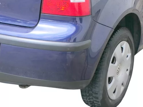 VW Polo 9N 9N3 Stoßstange Heckstoßstange hinten blau LB5N (183316)